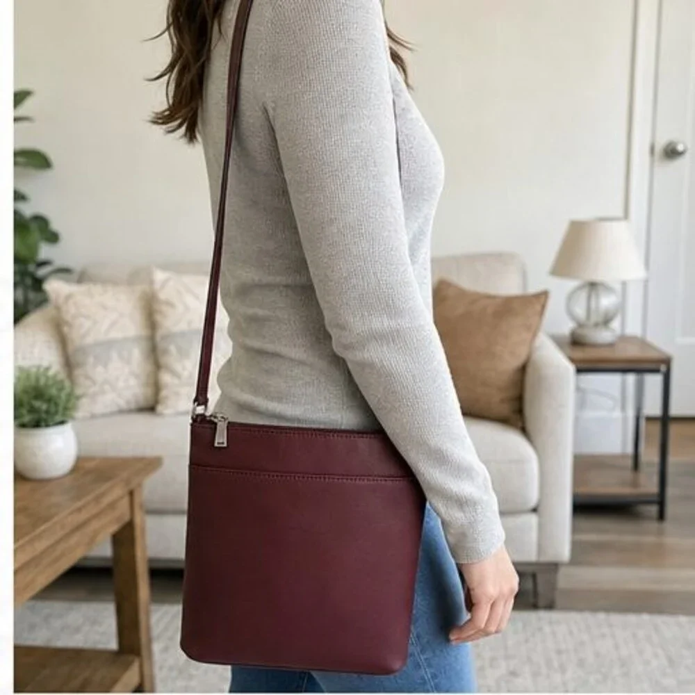 Stone Faux Leather Bag